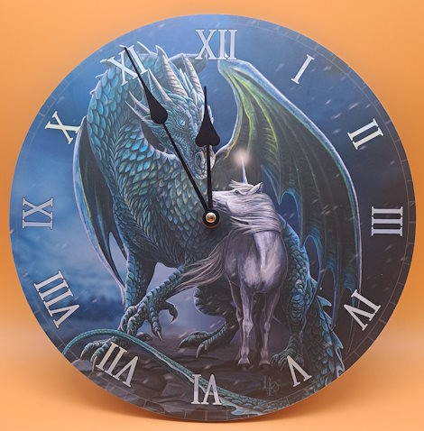 Wanduhr „Drache“