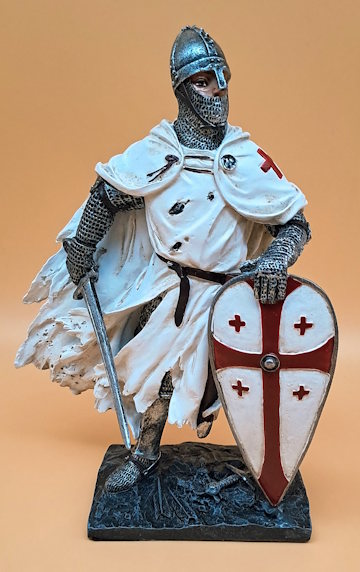 Ritter Kreuzritterfigur