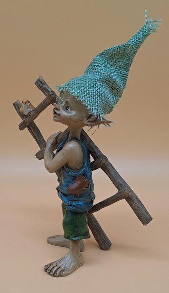 Zwerg Pixie mit Leiter – Bild 2